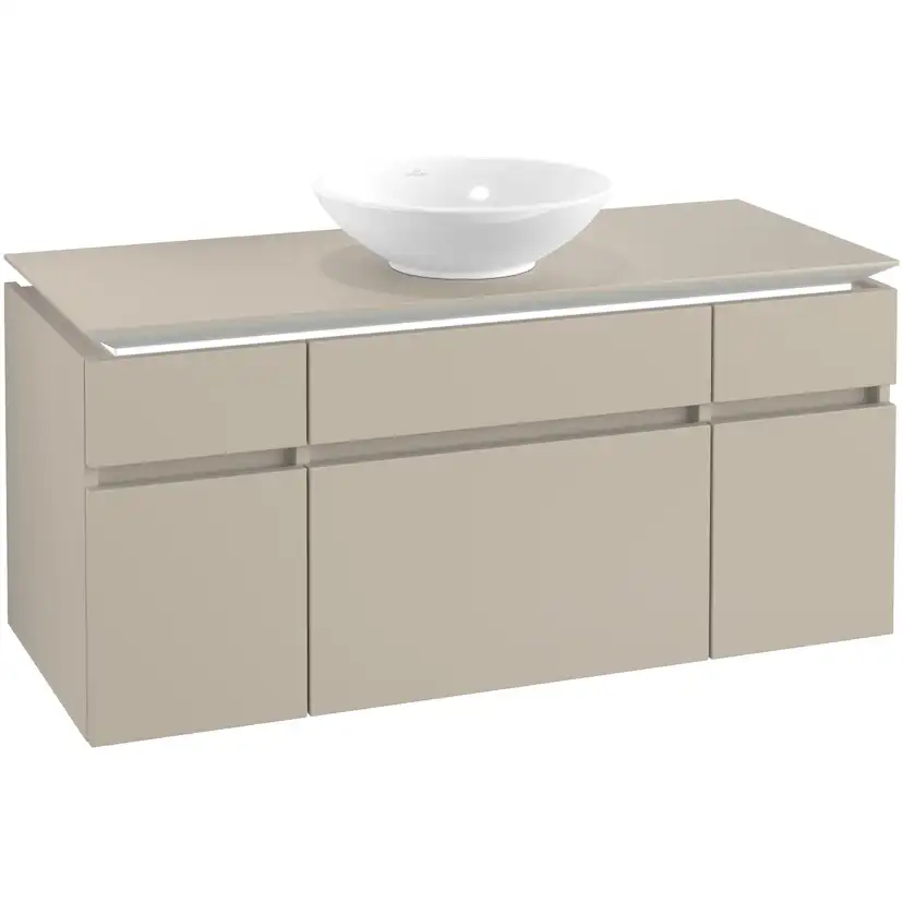 Tvättställsskåp Villeroy & Boch Legato med 5 Lådor för Ytmonterat Tvättställ från Övriga V&B Serier