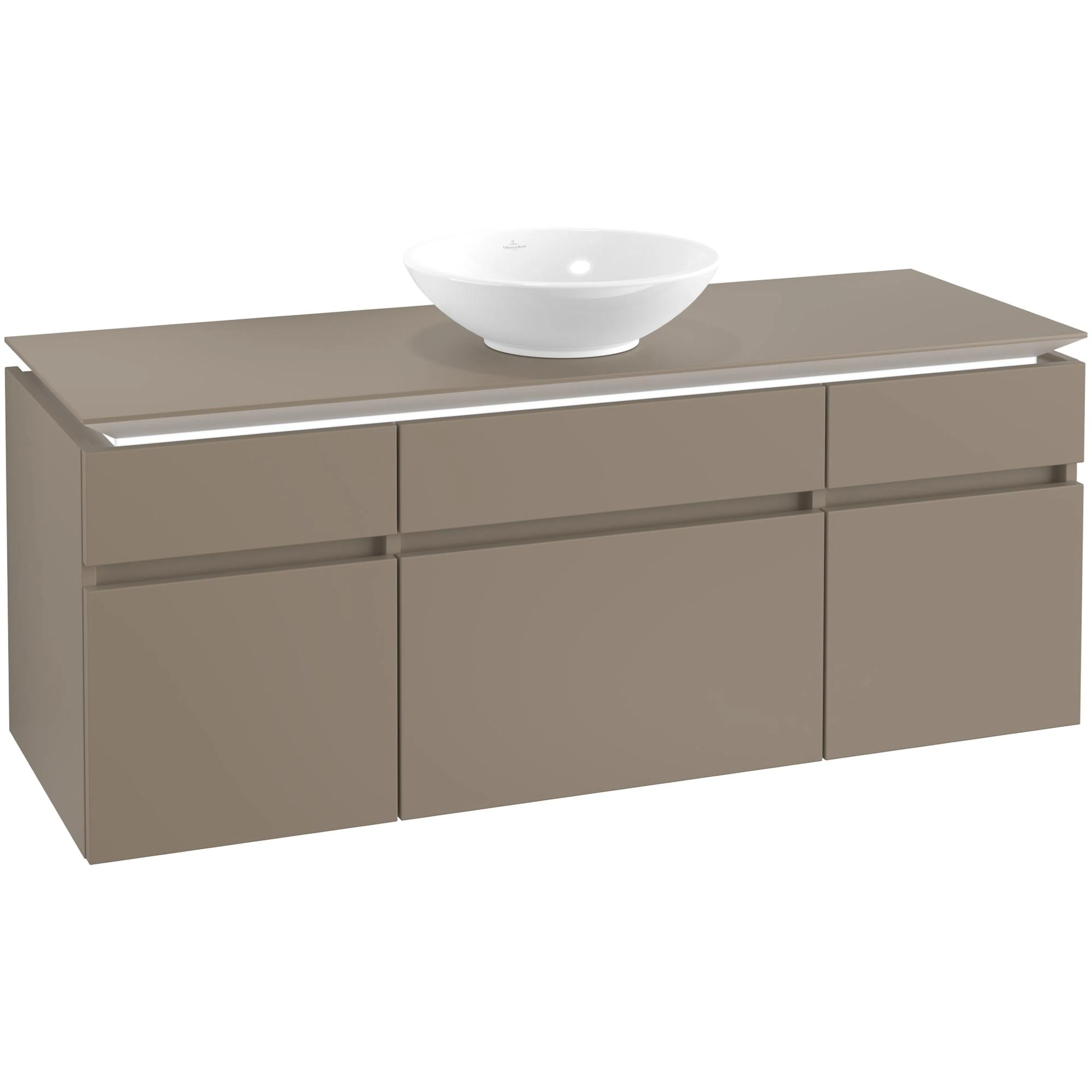 Tvättställsskåp Villeroy & Boch Legato med 5 Lådor för Ytmonterat Tvättställ från Övriga V&B Serier