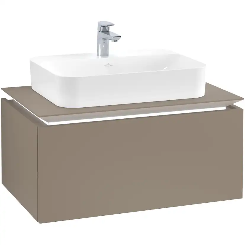 Tvättställsskåp Villeroy & Boch Legato Kompakt med 1 Låda för Ytmonterat Tvättställ från Finion & Memento