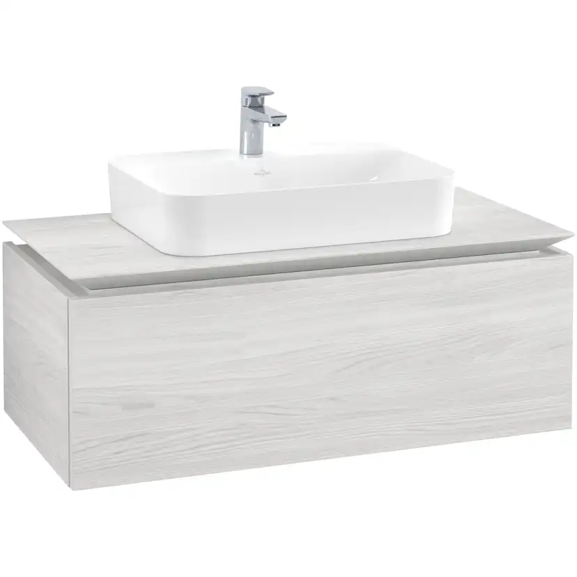 Tvättställsskåp Villeroy & Boch Legato Kompakt med 1 Låda för Ytmonterat Tvättställ från Finion & Memento