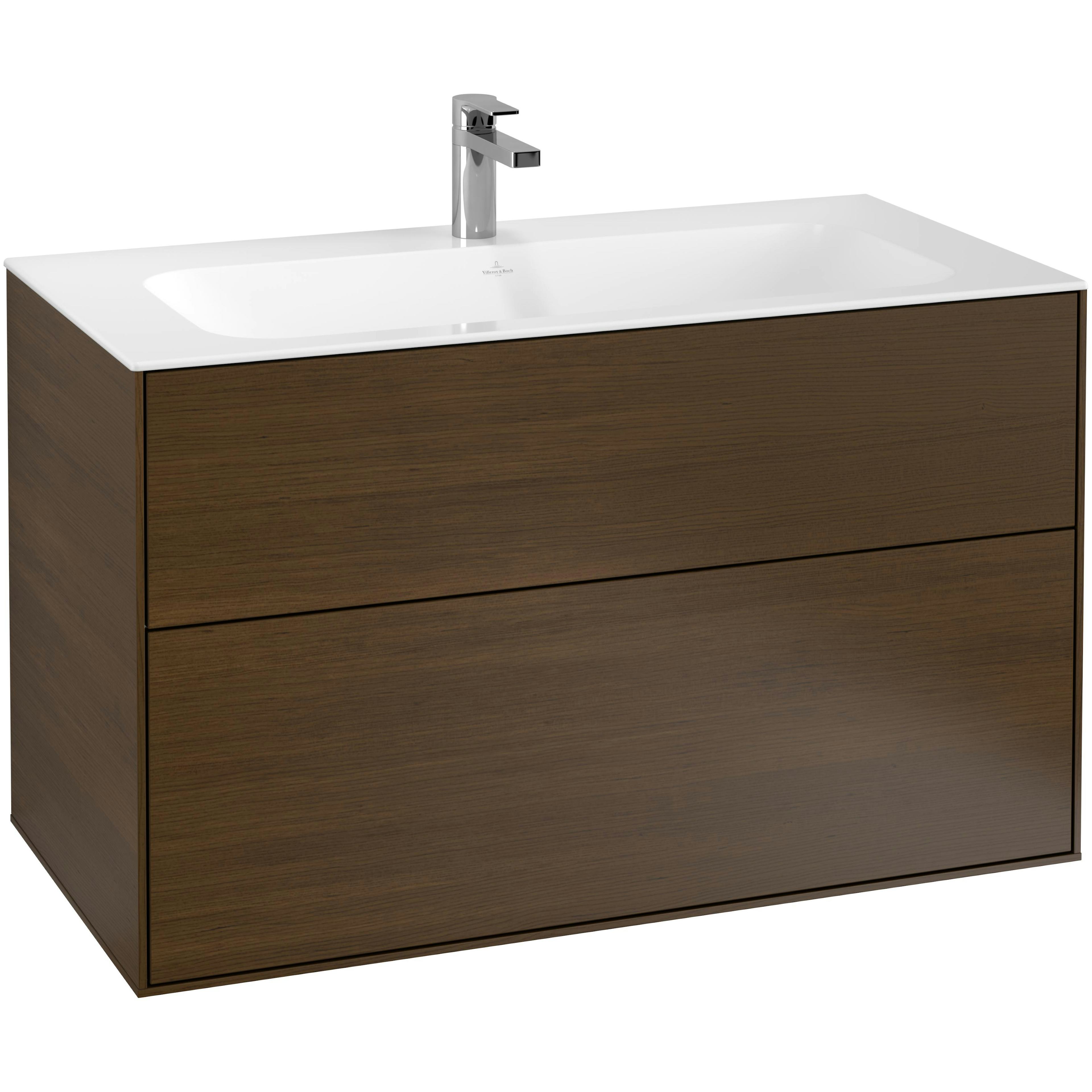 Tvättställsskåp Villeroy & Boch Finion med 2 Lådor för Inbyggt Tvättställ