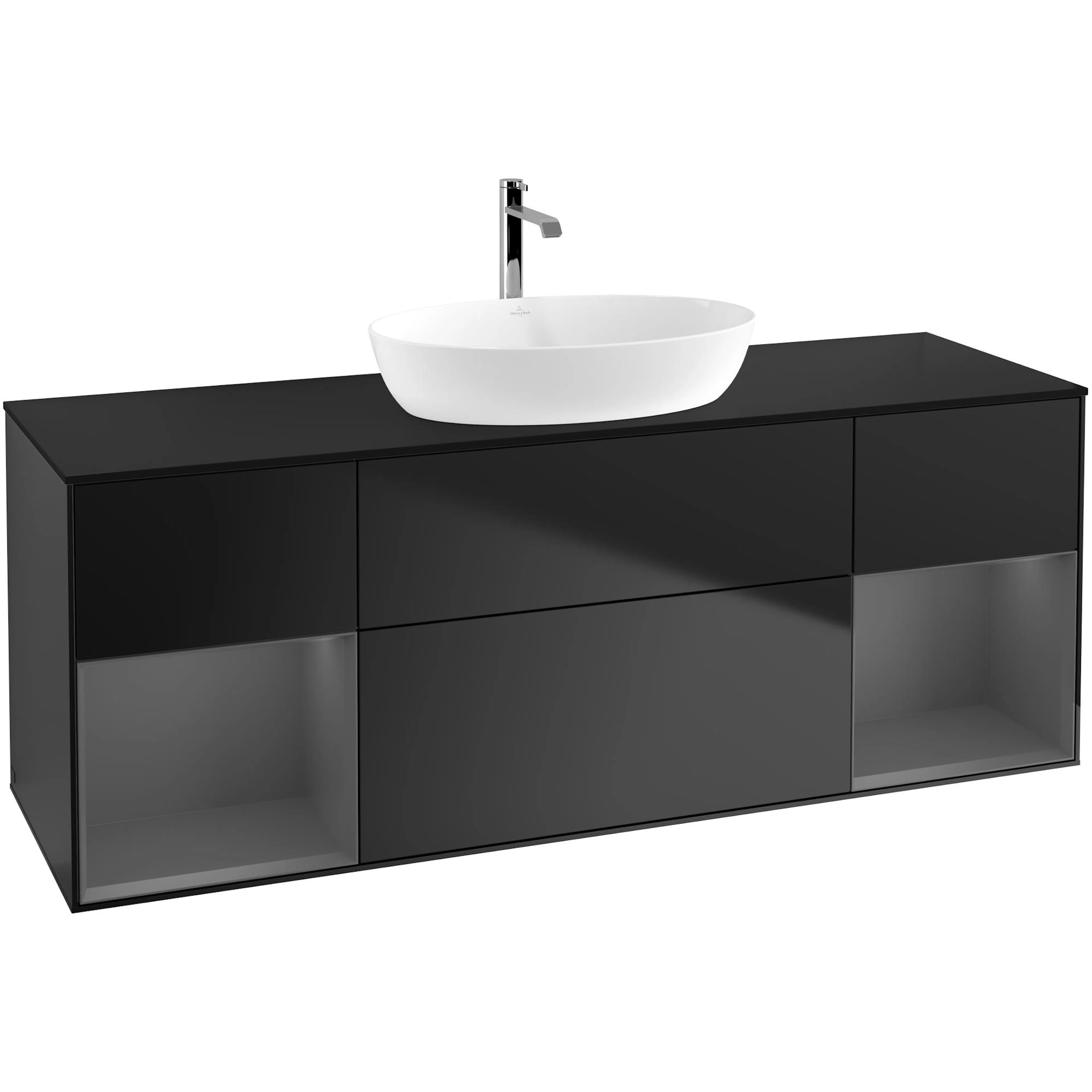 Tvättställsskåp Villeroy & Boch Finion med Två Hyllor och Bänkskiva för Fristående Tvättställ från Artis & Collaro