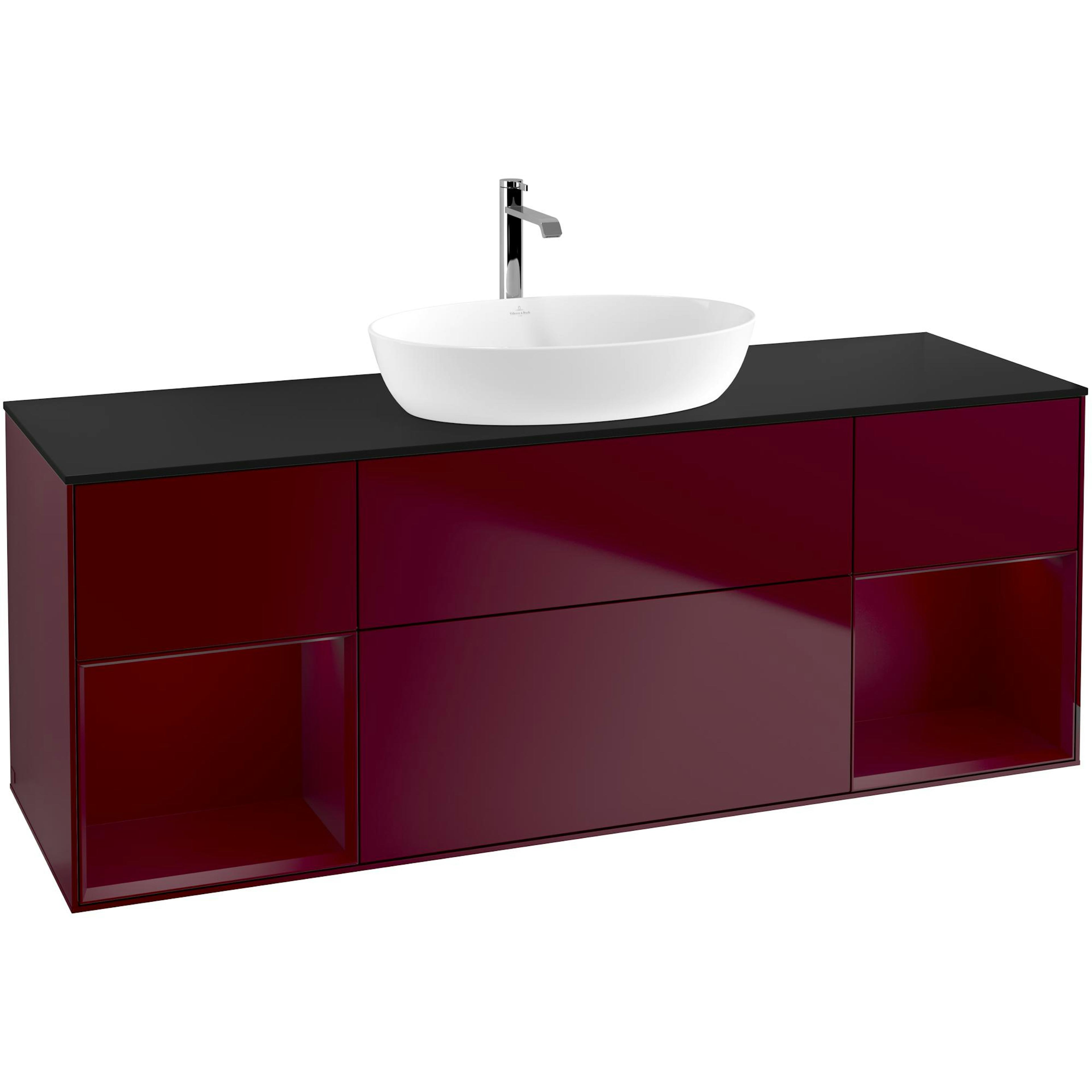 Tvättställsskåp Villeroy & Boch Finion med Två Hyllor och Bänkskiva för Fristående Tvättställ från Artis & Collaro