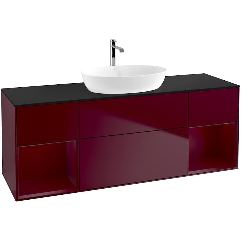 Tvättställsskåp Villeroy & Boch Finion med Två Hyllor och Bänkskiva för Fristående Tvättställ från Artis & Collaro