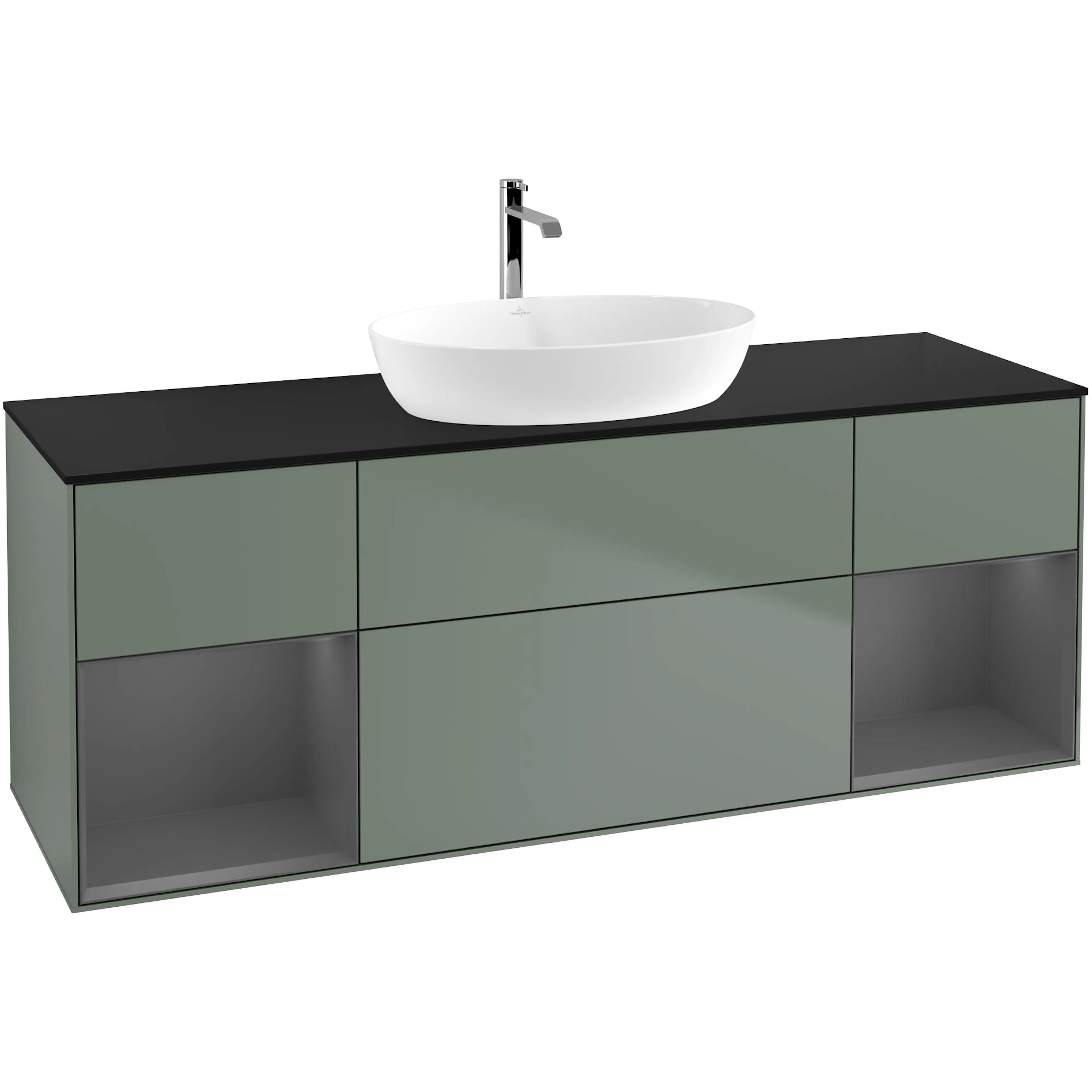 Tvättställsskåp Villeroy & Boch Finion med Två Hyllor och Bänkskiva för Fristående Tvättställ från Artis & Collaro