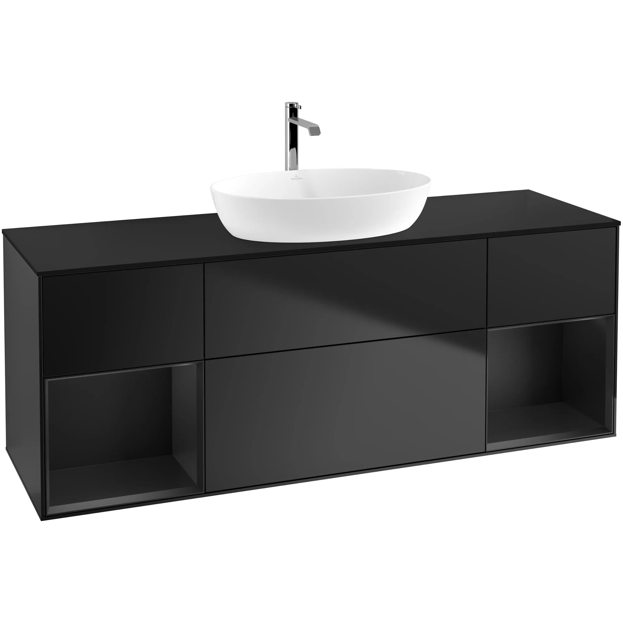 Tvättställsskåp Villeroy & Boch Finion med Två Hyllor och Bänkskiva för Fristående Tvättställ från Artis & Collaro