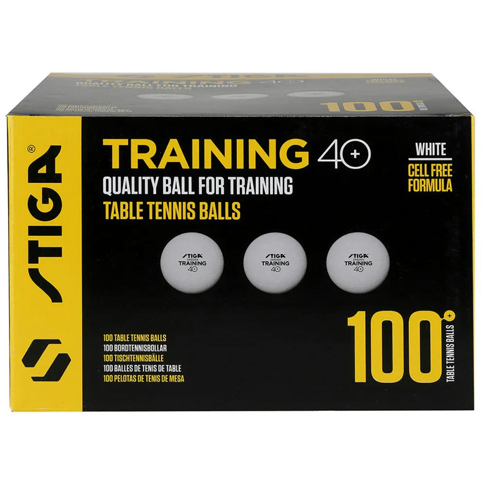 Pingisbollar STIGA Sports Training 100 Vita Bollar