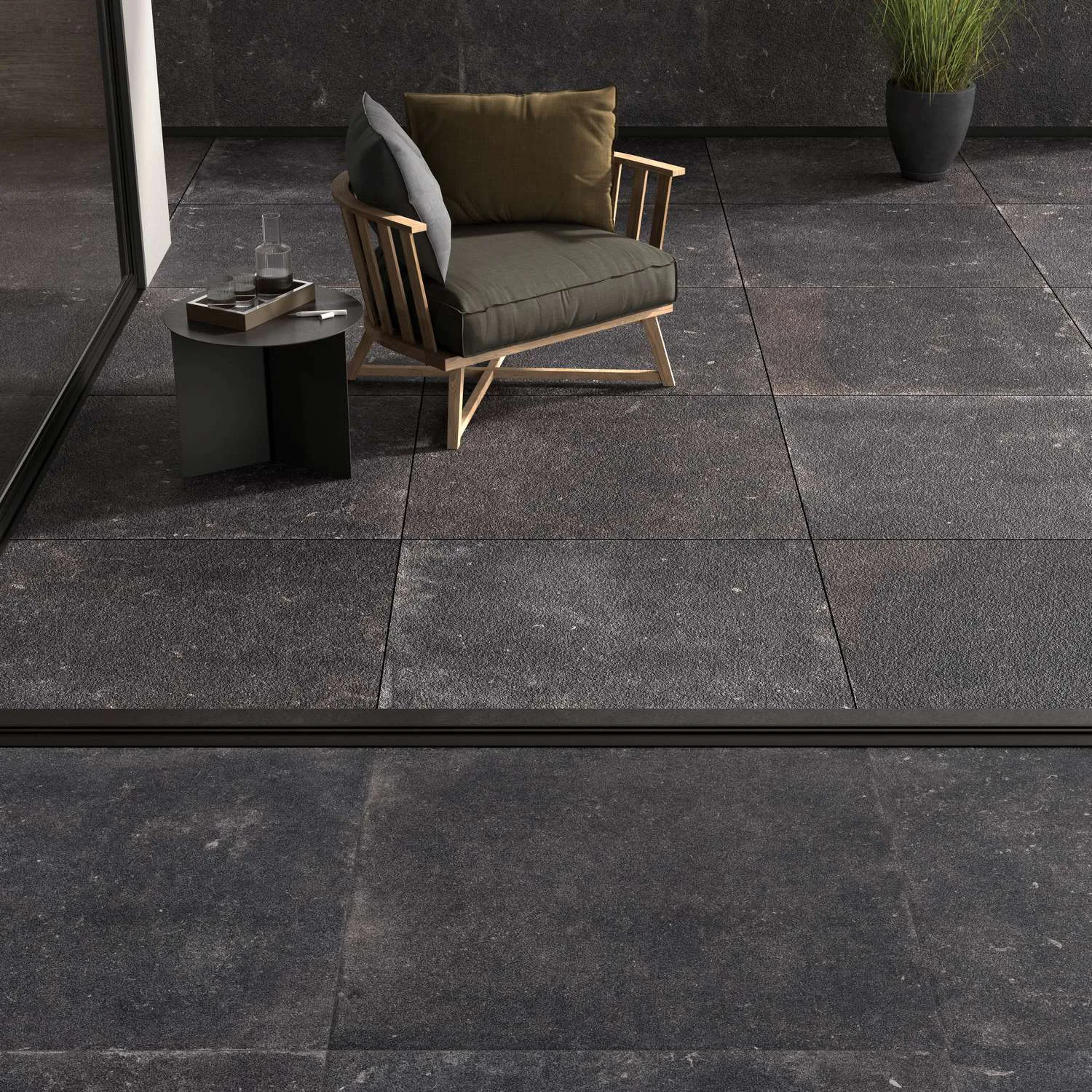 Poolkant/Trappsteg Pronto Klinkerdäck Vintage Bruges 40x80 cm