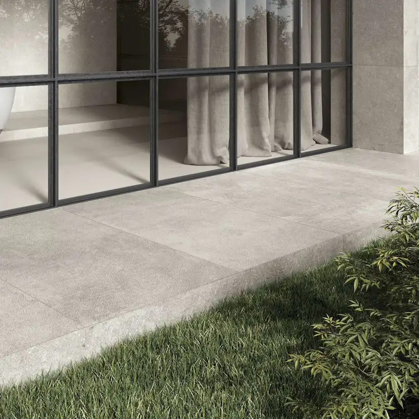 Uteklinker Pronto Klinkerdäck Antique Opal Carved 60x60 cm