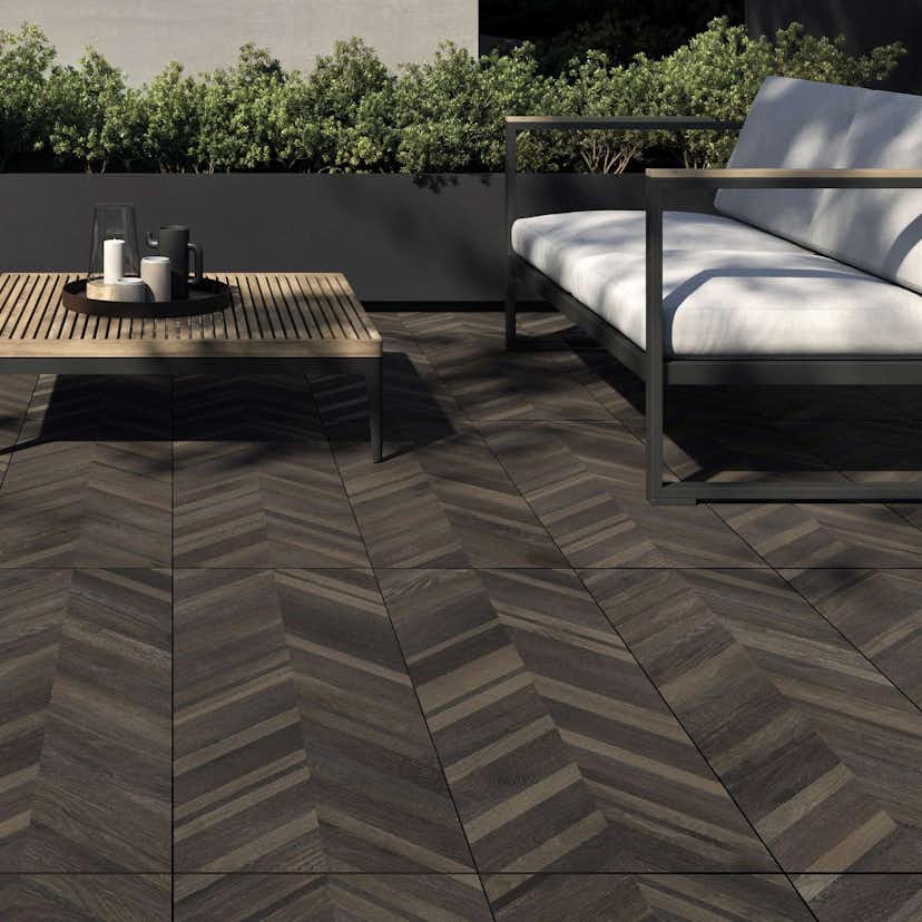 Poolkant/Trappsteg Pronto Klinkerdäck Alpine Mi 40x120 cm