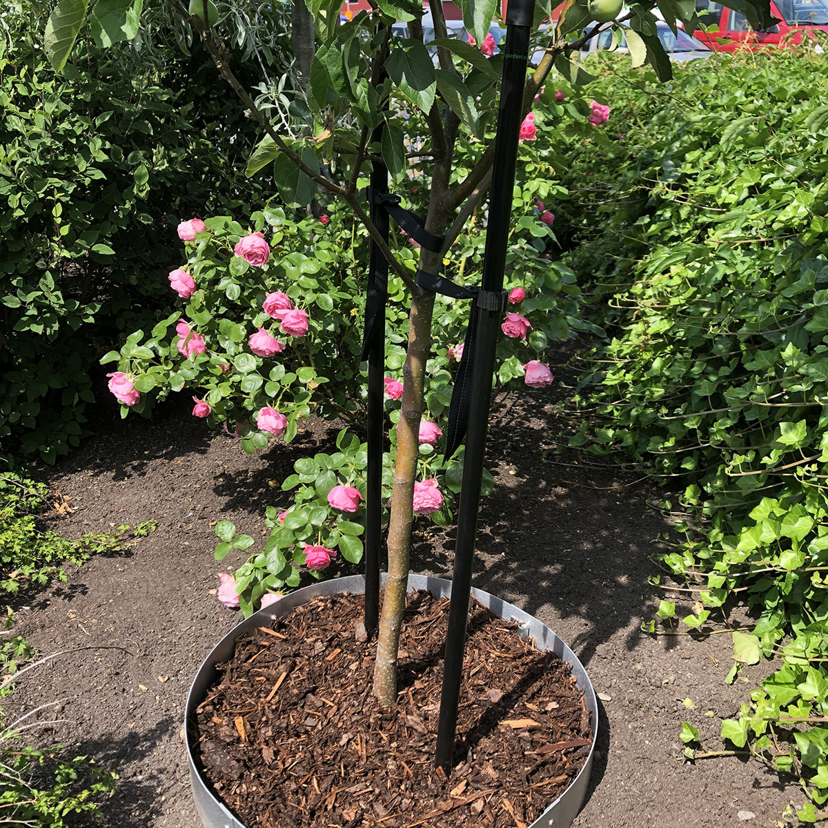 Planteringskant Flexigarden Aluzink 180 mm Cirkel