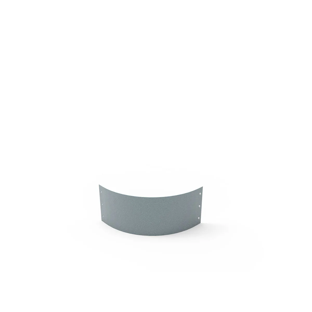 Planteringskant Flexigarden Aluzink 180 mm Kvartsbåge