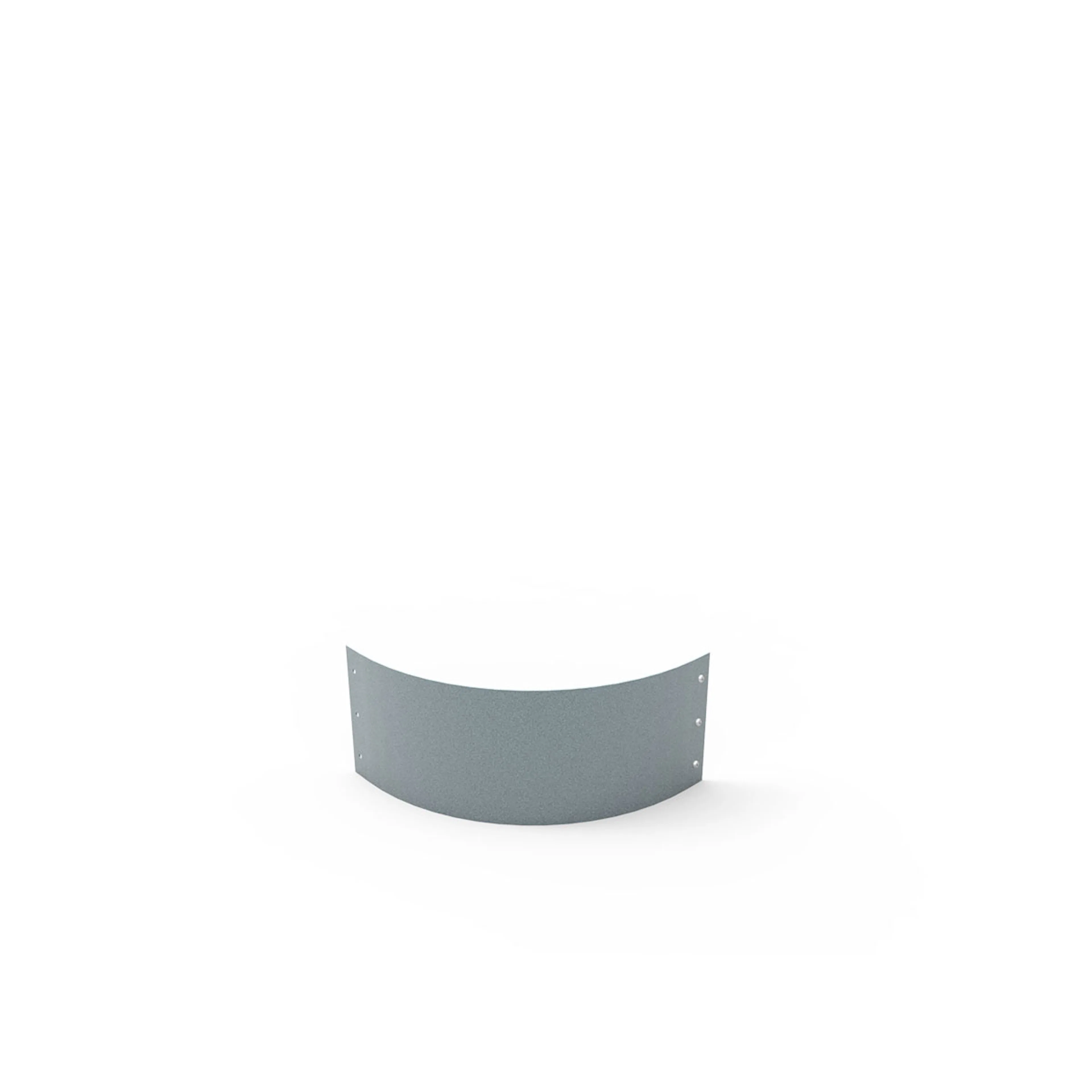 Planteringskant Flexigarden Aluzink 180 mm Kvartsbåge