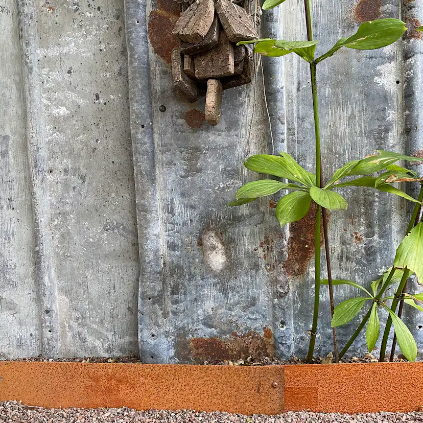 Planteringskant Flexigarden Corten 180 mm Rak