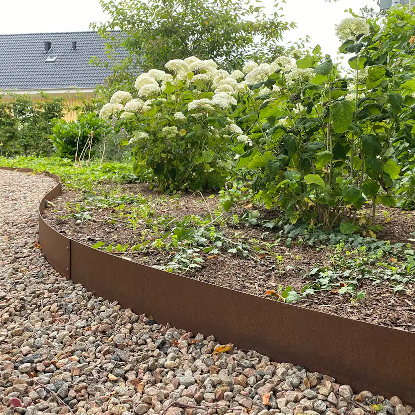 Planteringskant Flexigarden Corten 180 mm Skarvplåt