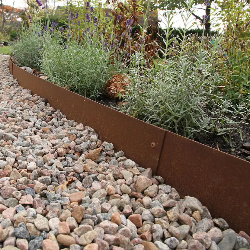 Planteringskant Flexigarden Corten 180 mm Skarvplåt