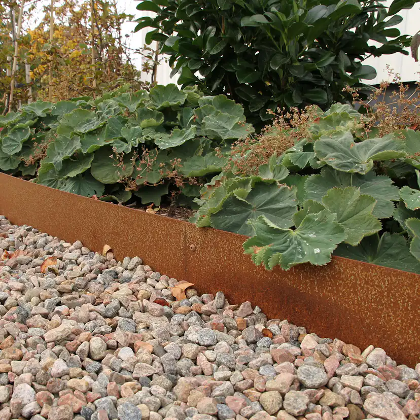 Planteringskant Flexigarden Corten 180 mm Skarvplåt