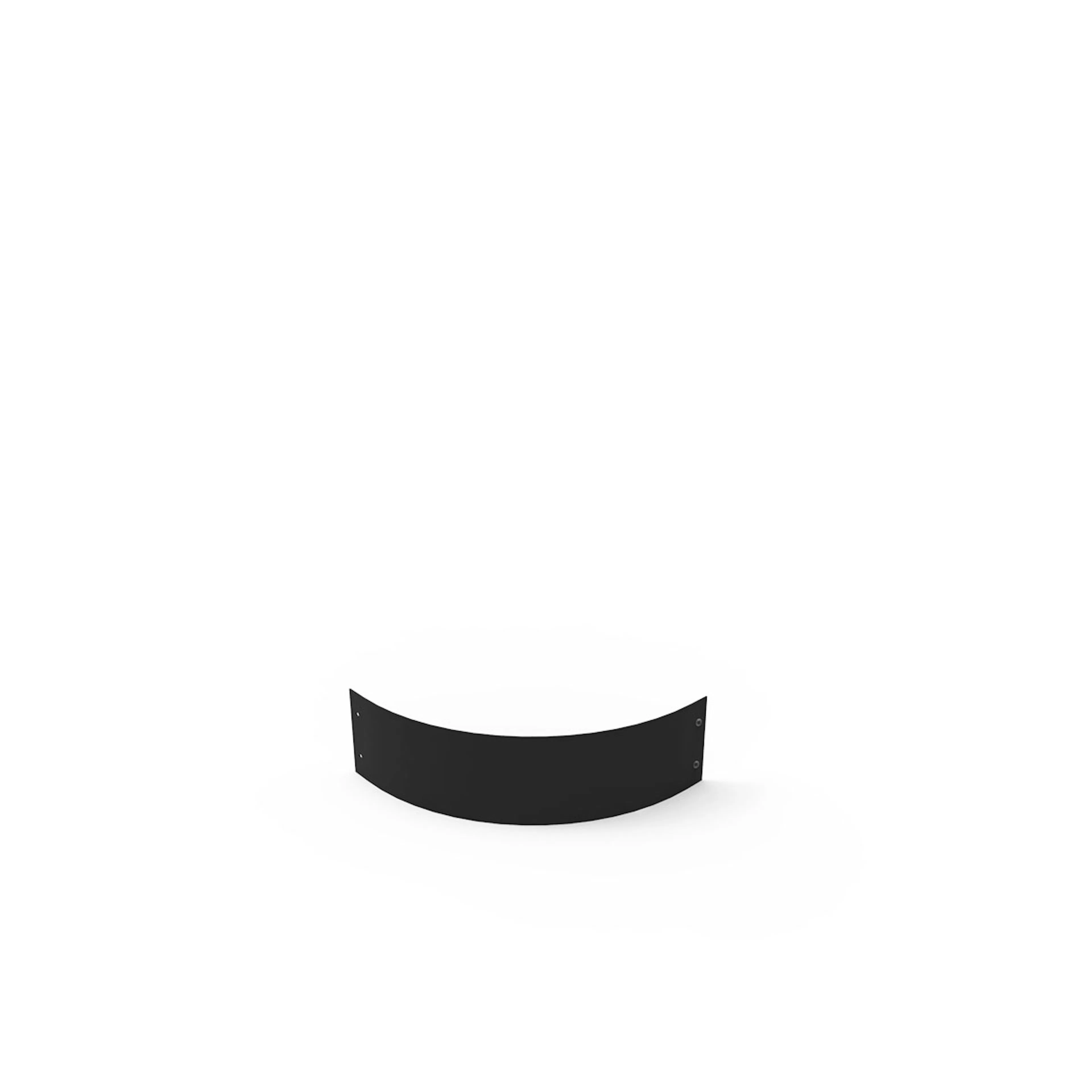 Planteringskant Flexigarden Svart 120 mm Kvartsbåge