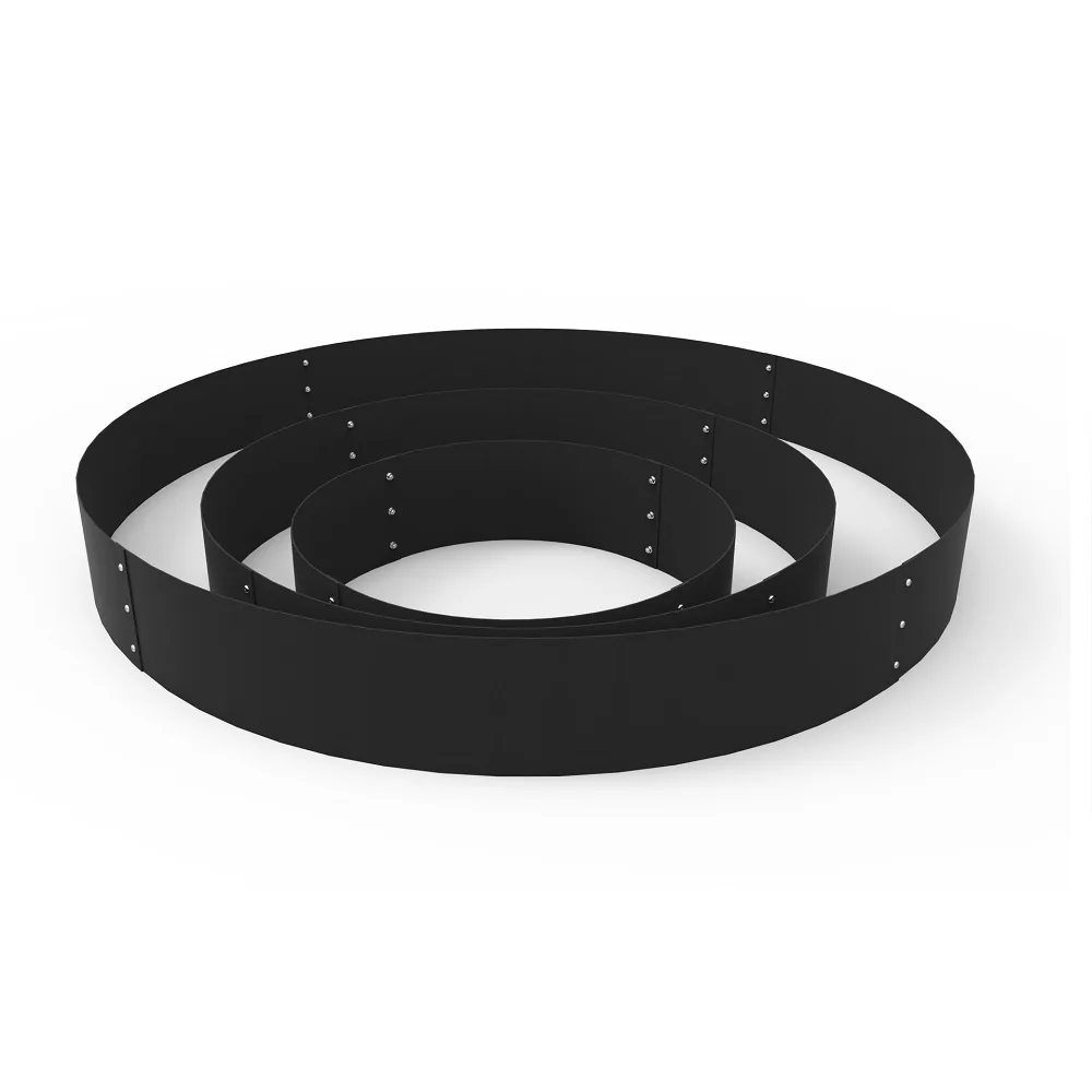 Planteringskant Flexigarden Svart 180 mm Cirkel