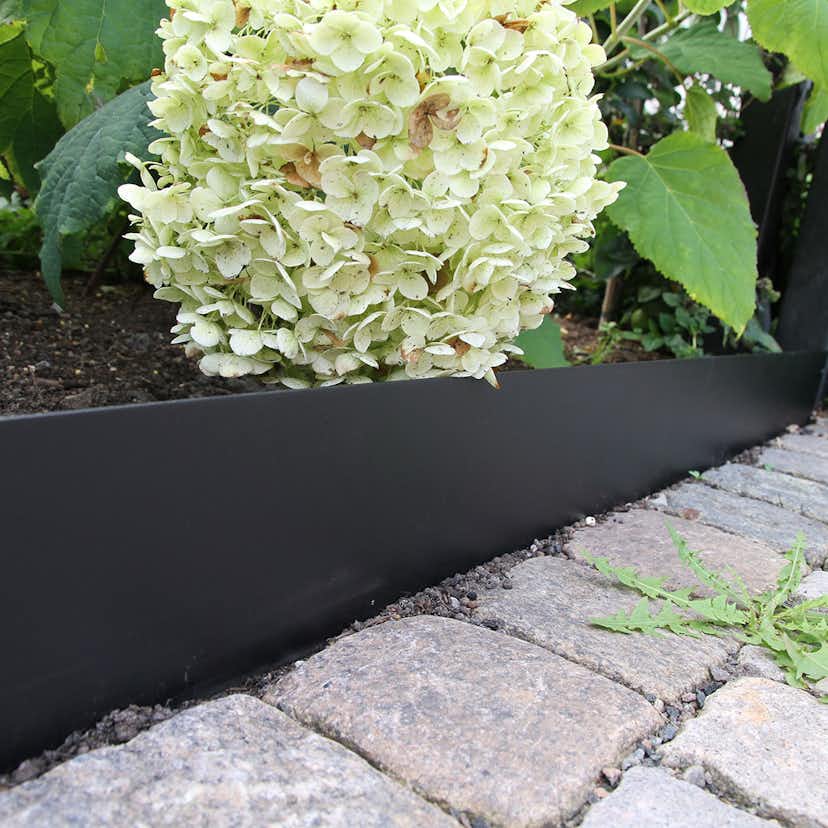 Planteringskant Flexigarden Svart 180 mm Rak