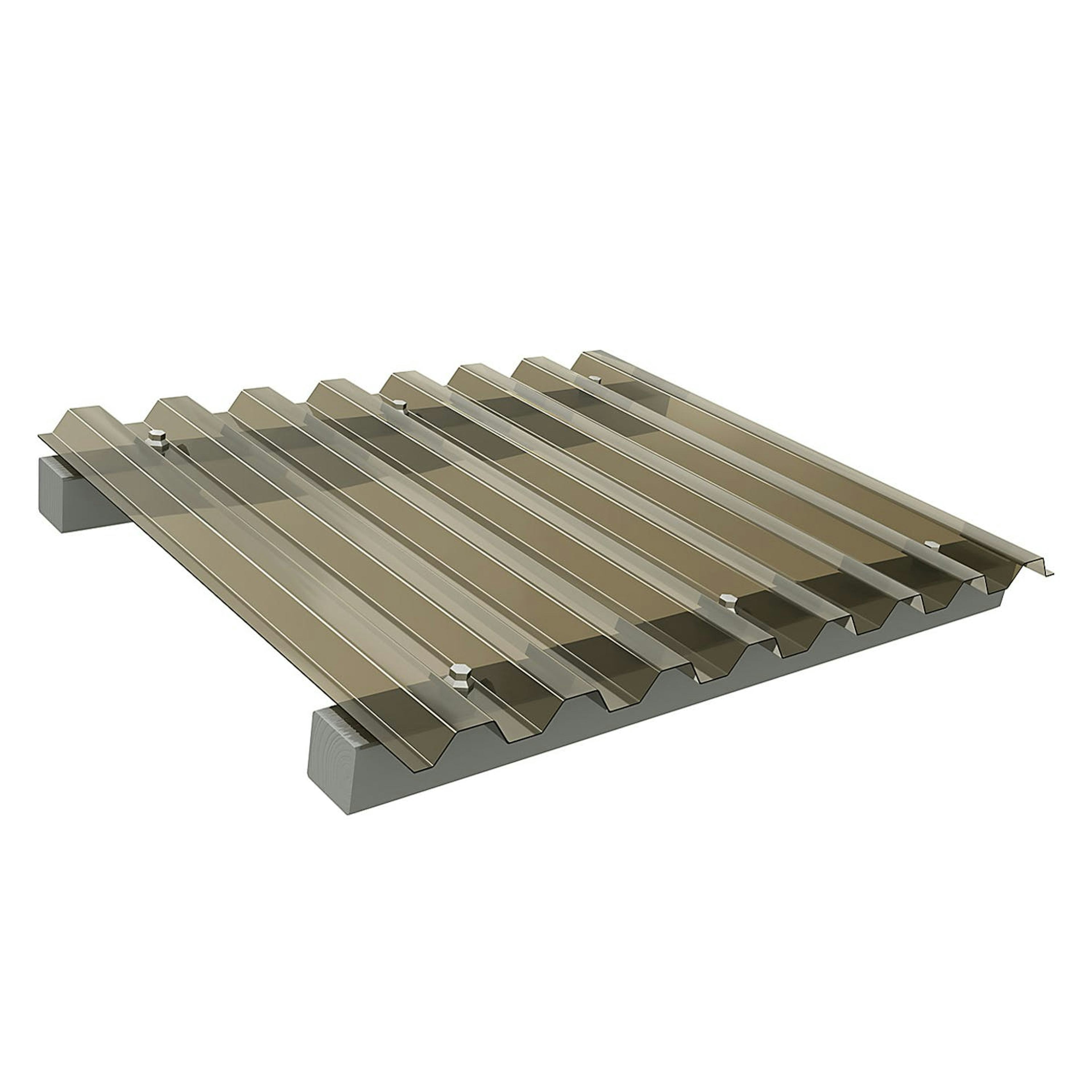 Plasttak Halle Polysol Komplett Tak Rök