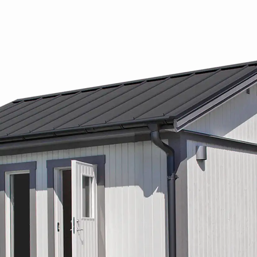 Plåtsats Vibostugan Njuta Svart 29 m2