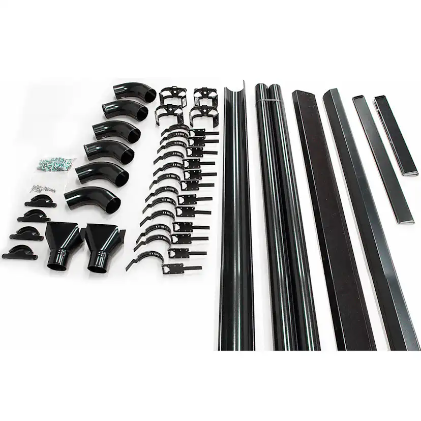 Plåtsats Vibostugan Njuta Svart 29 m2