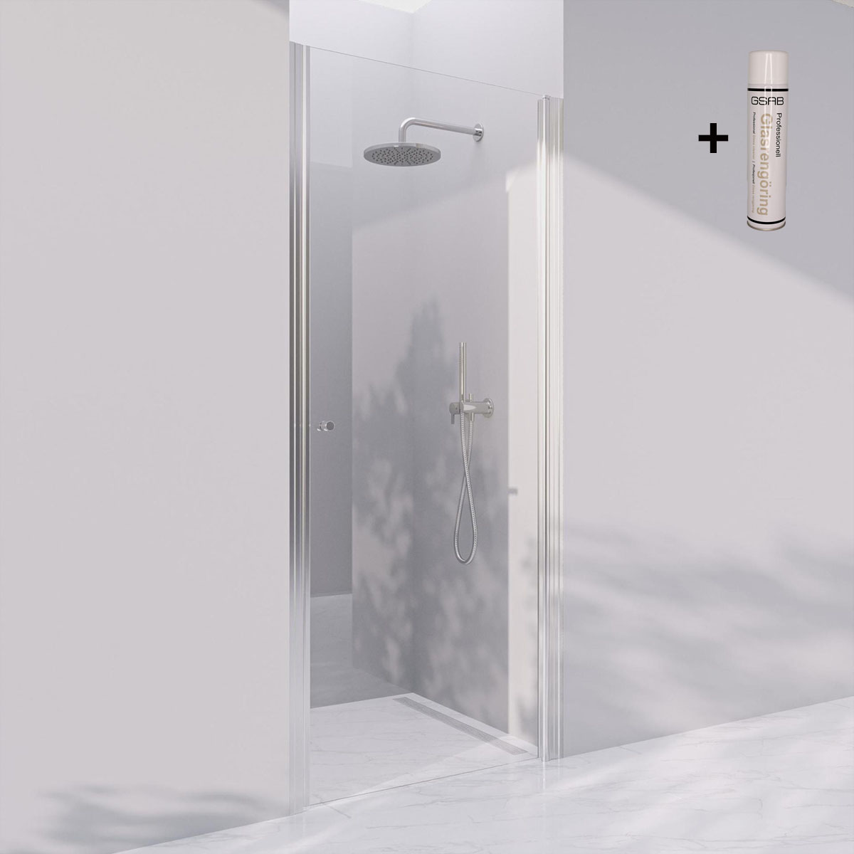 Duschdörr Invitrea Prime PN2 med Glasrengöring