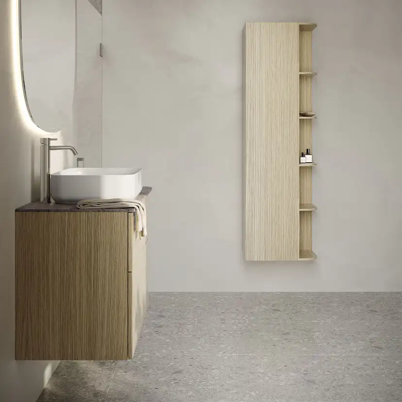 Tvättställsskåp Svedbergs Poem Soft med 2 Lådor