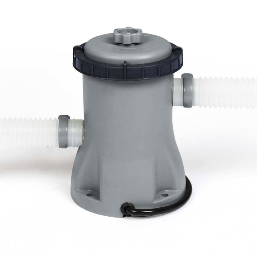 Poolpaket Bestway Steel Pro Max Ø3,66m 76cm Stålramspool Ovanmark med Filterpump