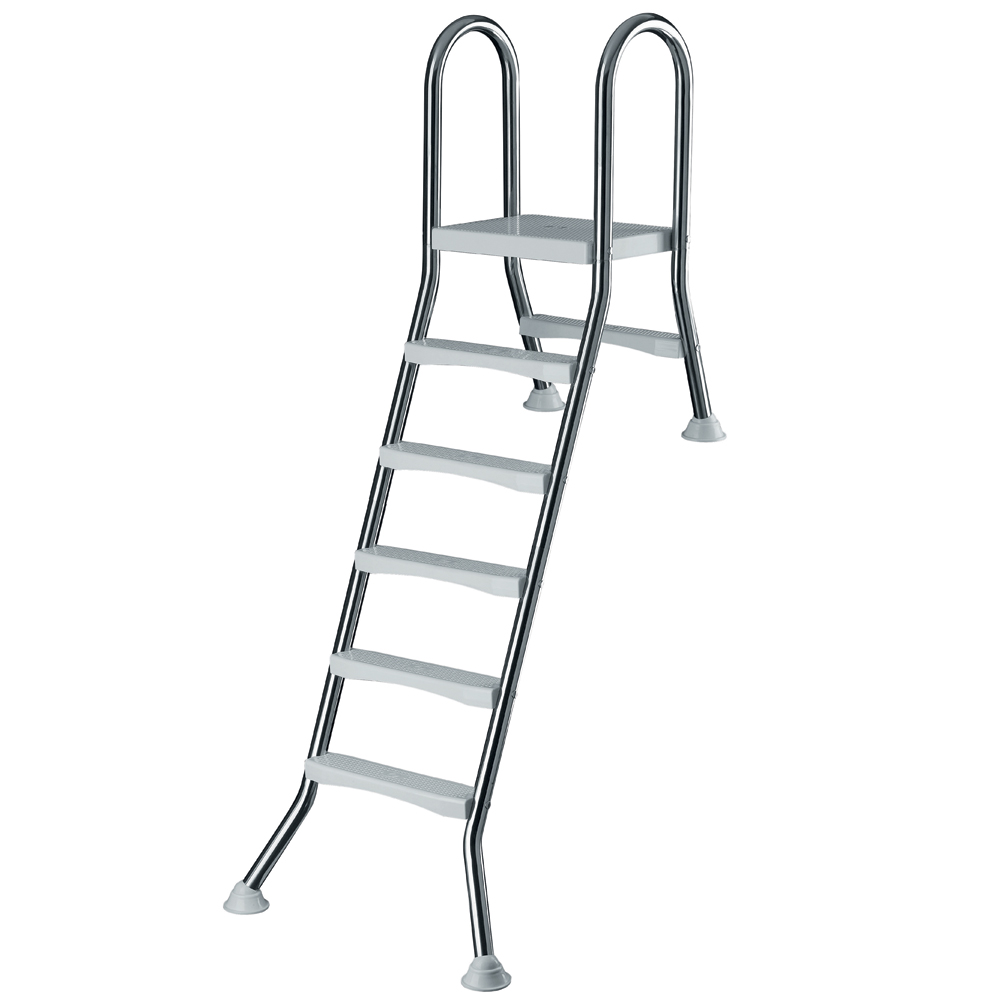 Poolstege Planet Pool för delvis nedgrävd pool