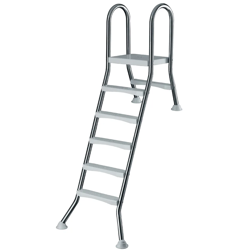 Poolstege Planet Pool för delvis nedgrävd pool