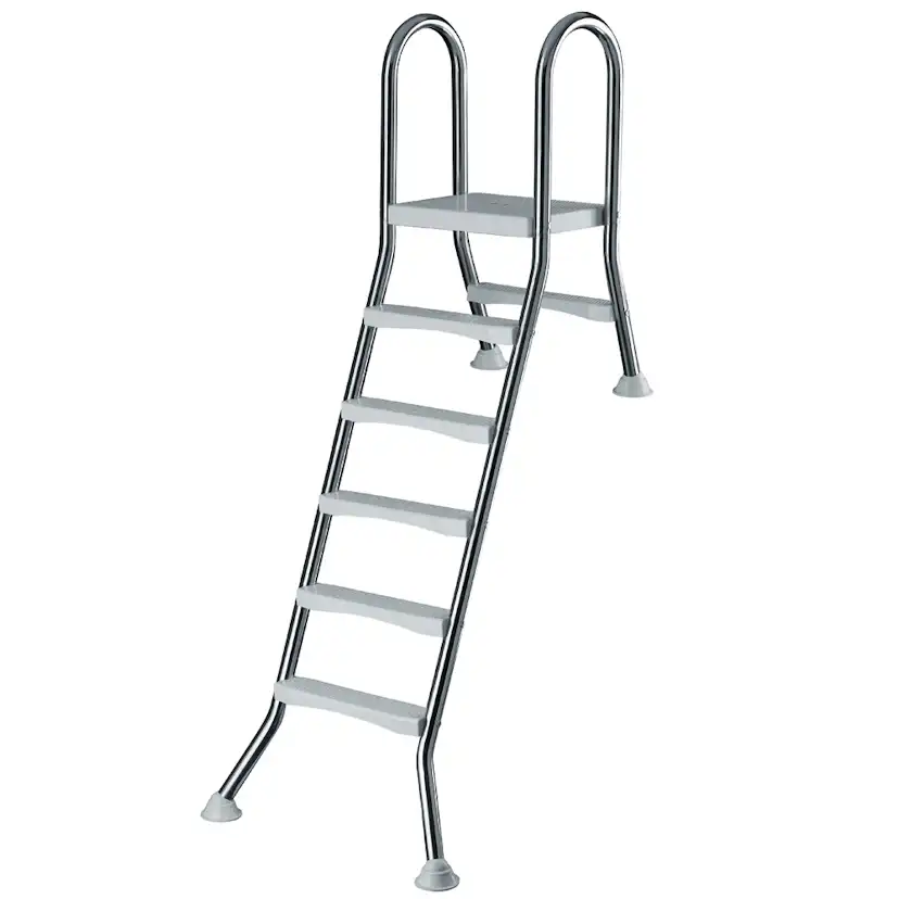 Poolstege Planet Pool för delvis nedgrävd pool