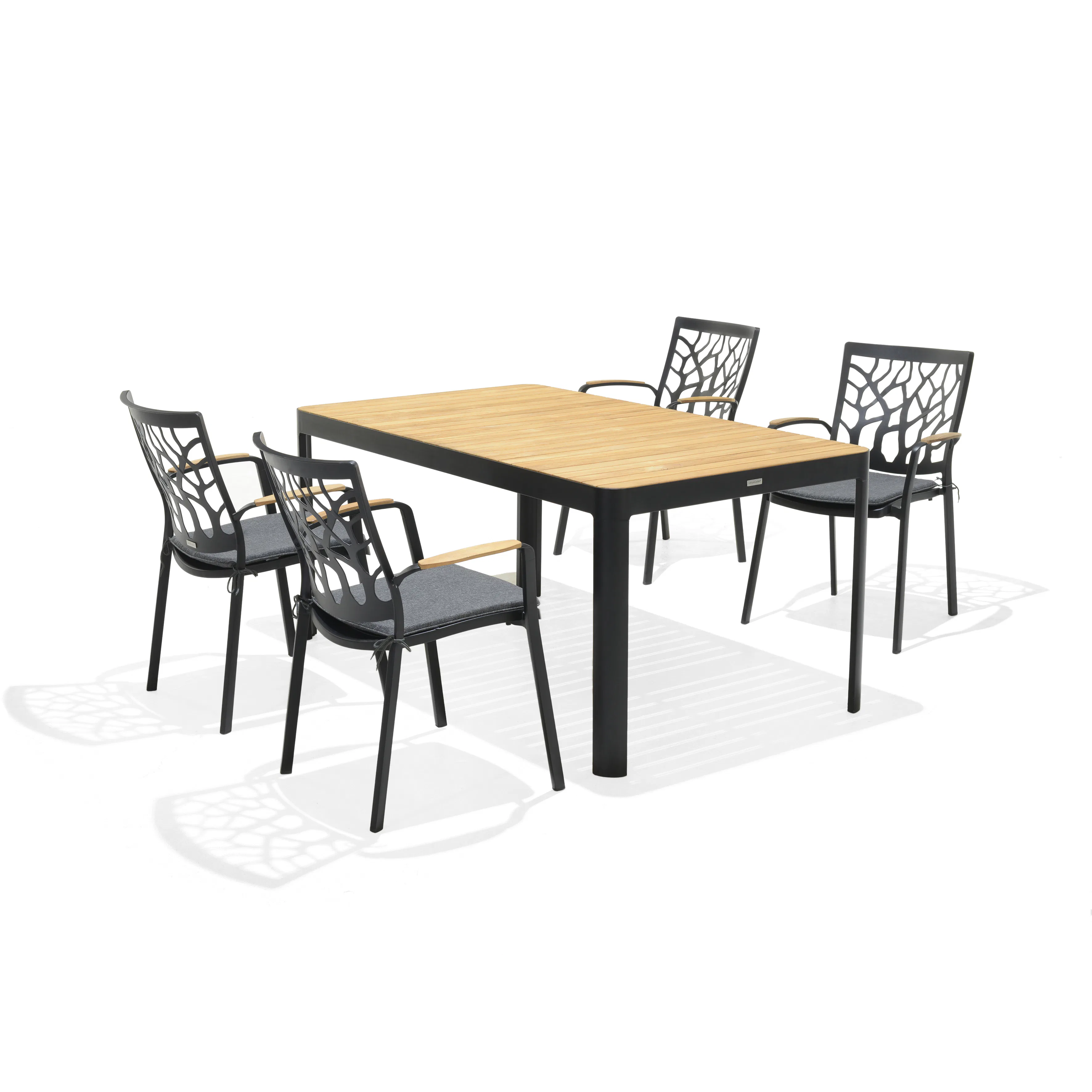 Matgrupp LifestyleGarden Portals 160 cm med 4 Tree Stolar