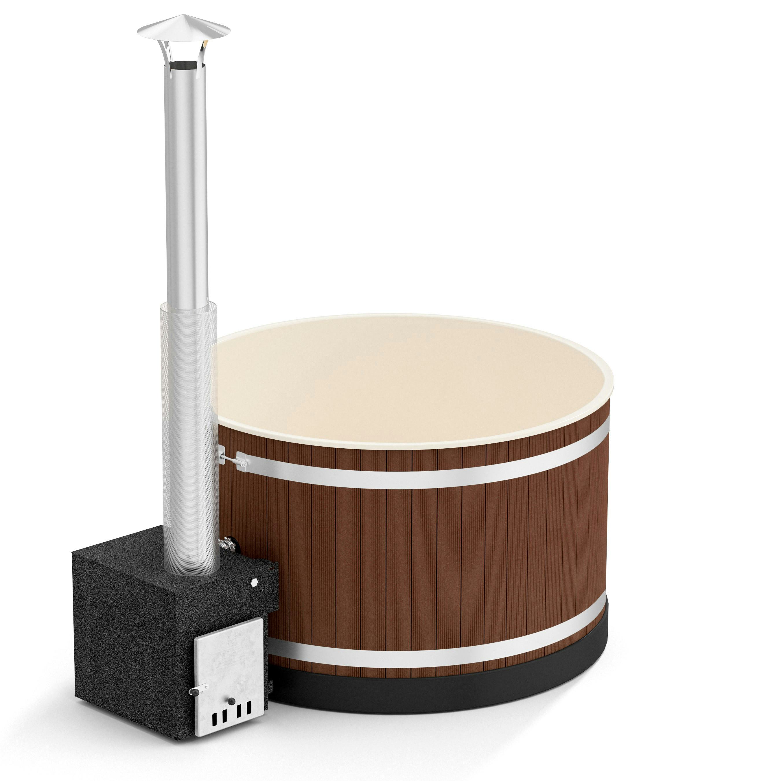 Vedeldad Badtunna Kirami Premium Pearly M CUBE