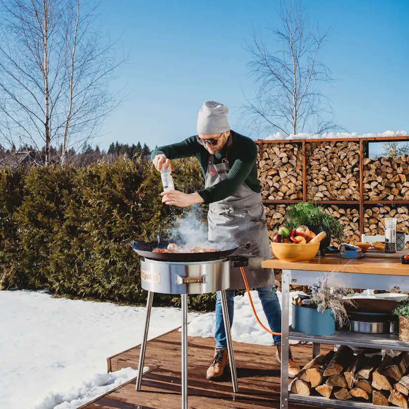 Stekhäll GrillSymbol Gasol PRO-580 Kolstål