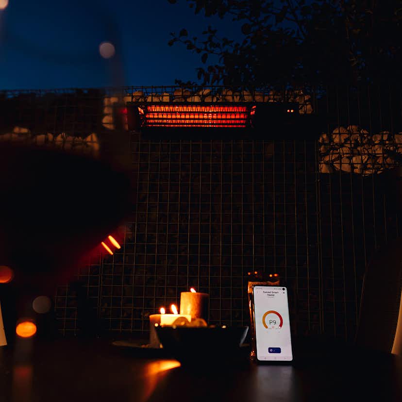 Terrassvärmare SunRed PRO25W-SMART