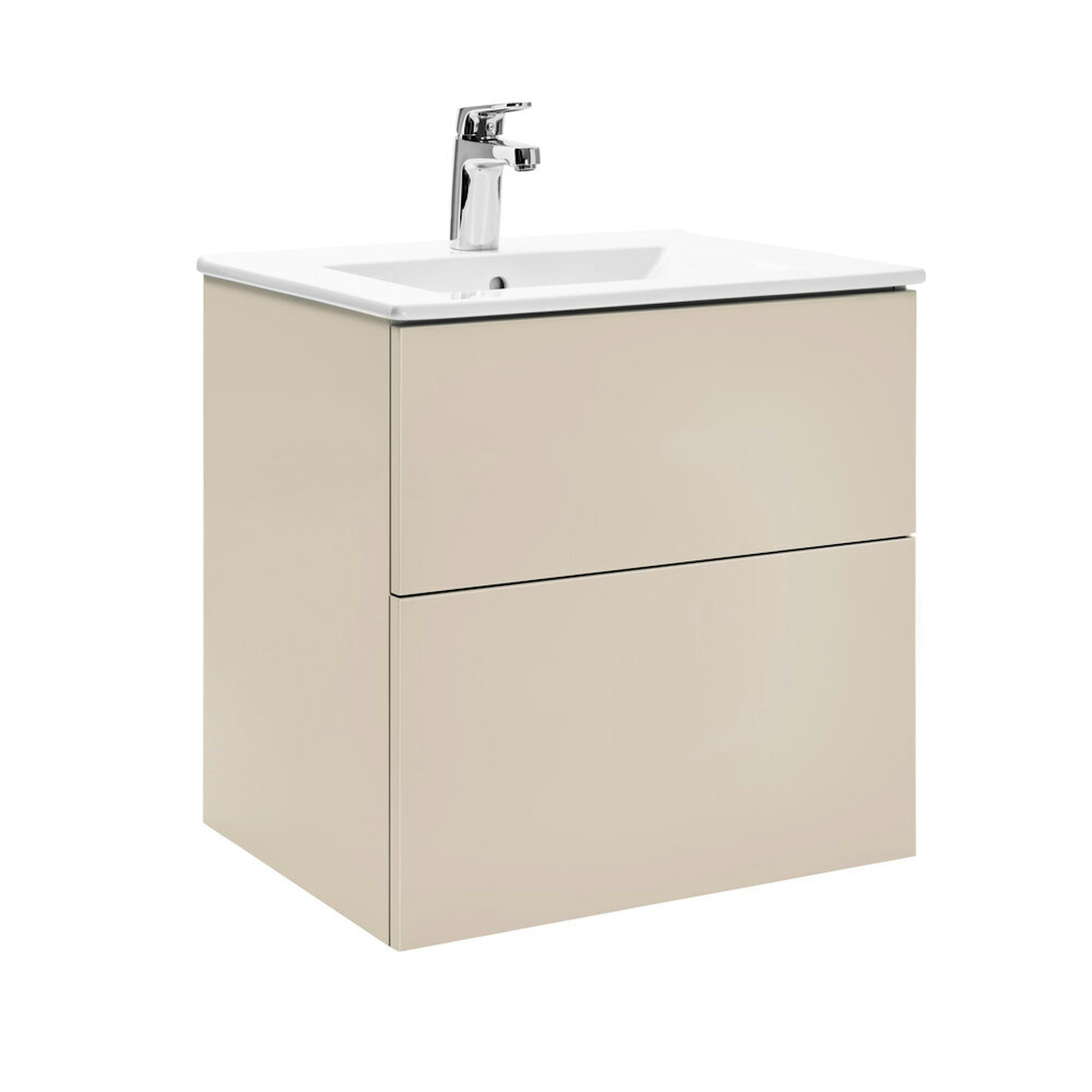 Tvättställsskåp Alterna Isella Aqua med Ariella Porslin Tvättställ