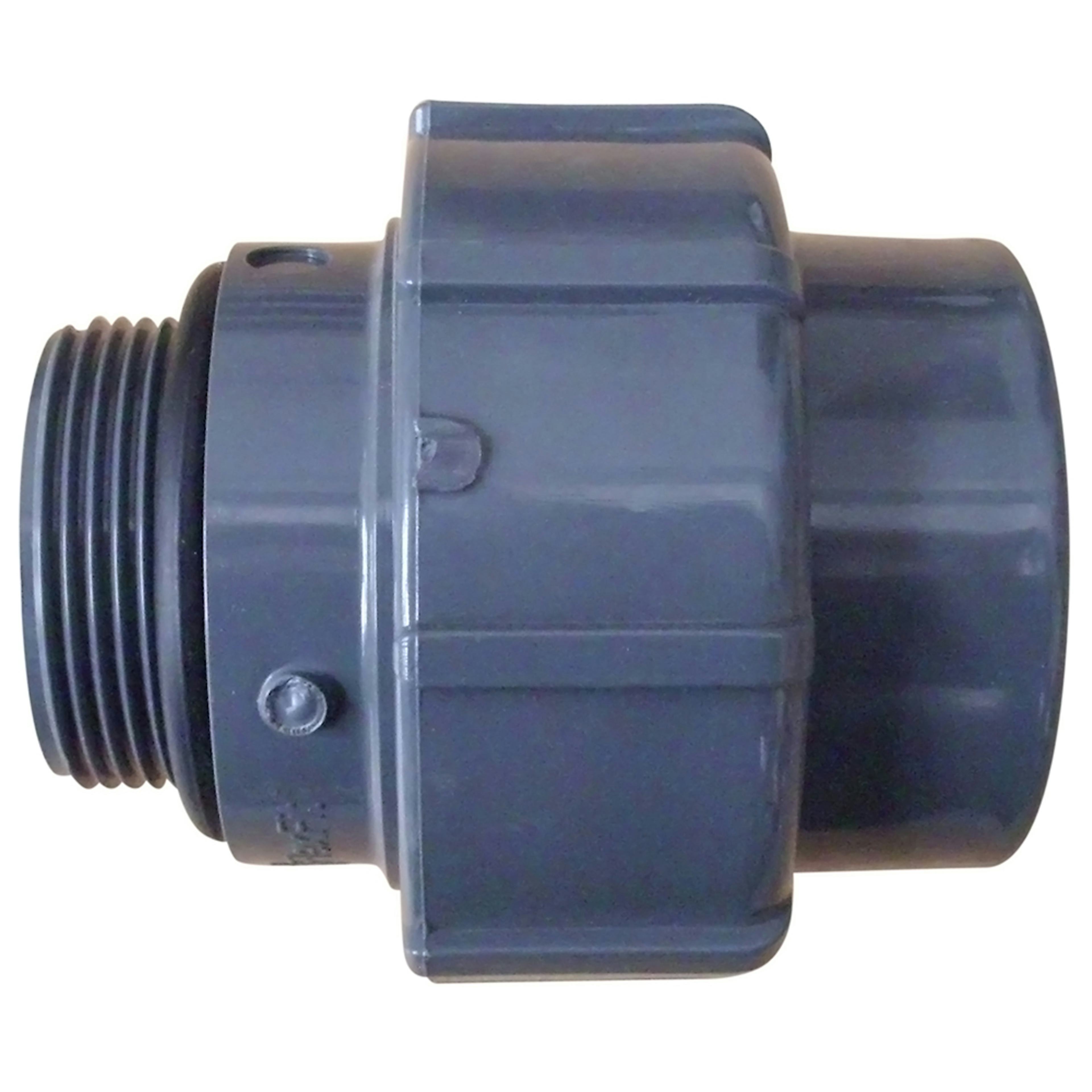 Unionkoppling Planet Pool PVC Ø 50mm Limdel för Pool & Utomhusbad