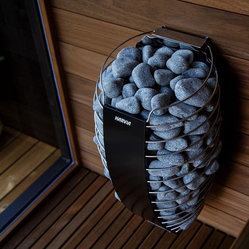 Bastusten Harvia Rundade Olivindiabas 5-10 cm 15 kg