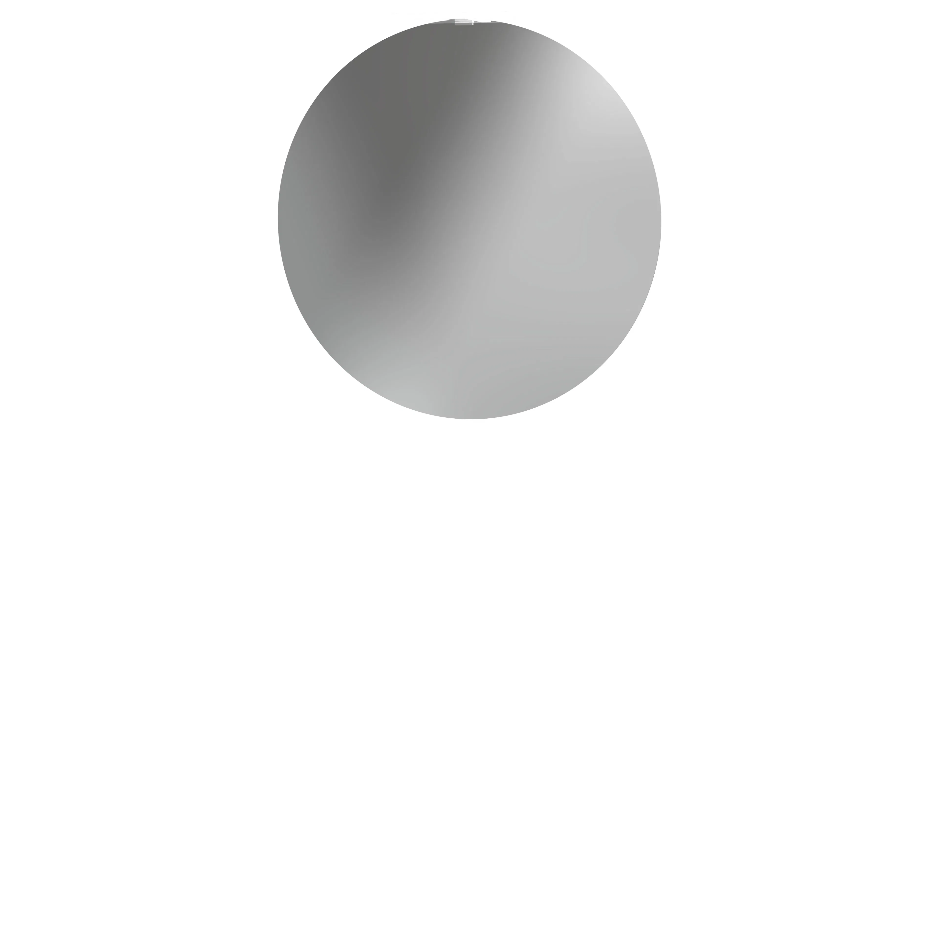 Badrumsspegel Miller Badrum Rund med belysning