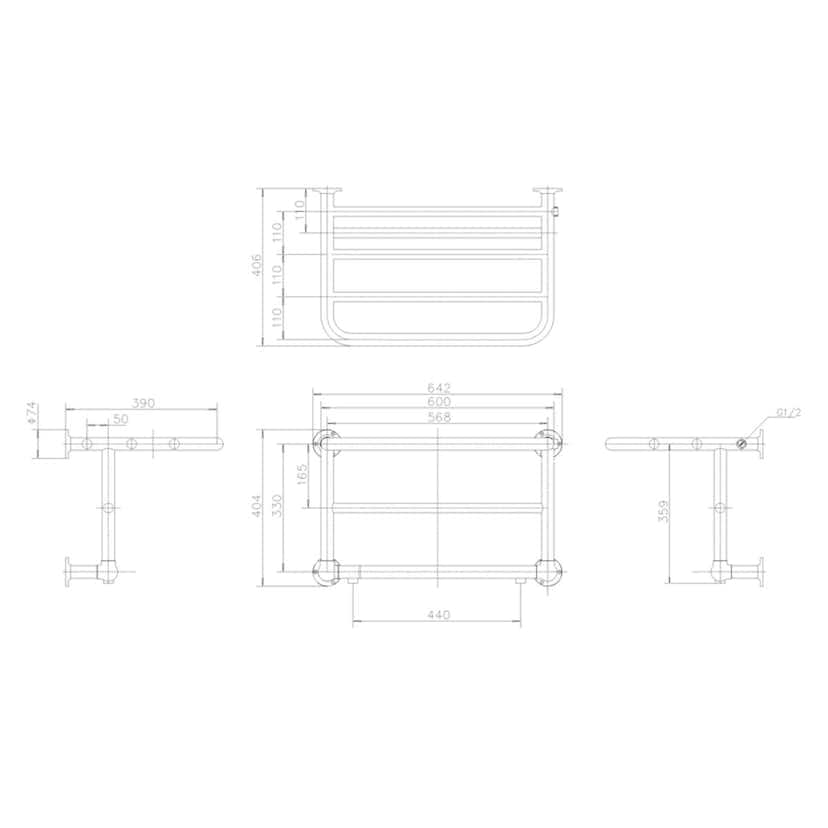 Handdukstork Burlington Strand