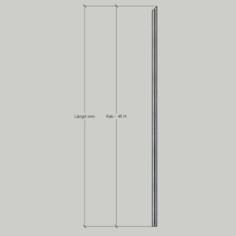 Glasräcke Novoroom Stolpfritt