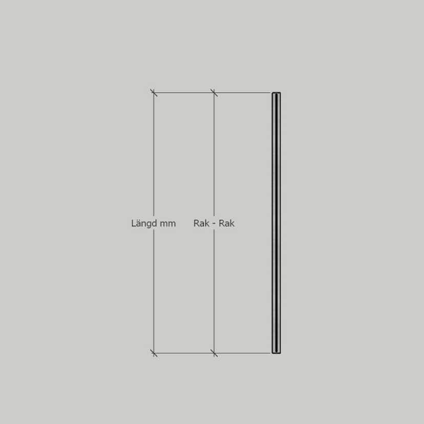 Glasräcke Novoroom Stolpfritt