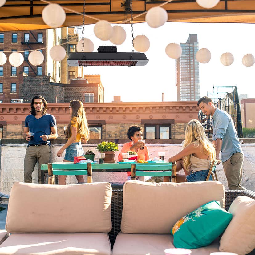 Terrassvärmare SunRed Vintage RD-DARK-VIN25H