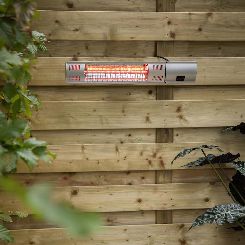 Terrassvärmare SunRed Ultra RD-SILVER-2000W