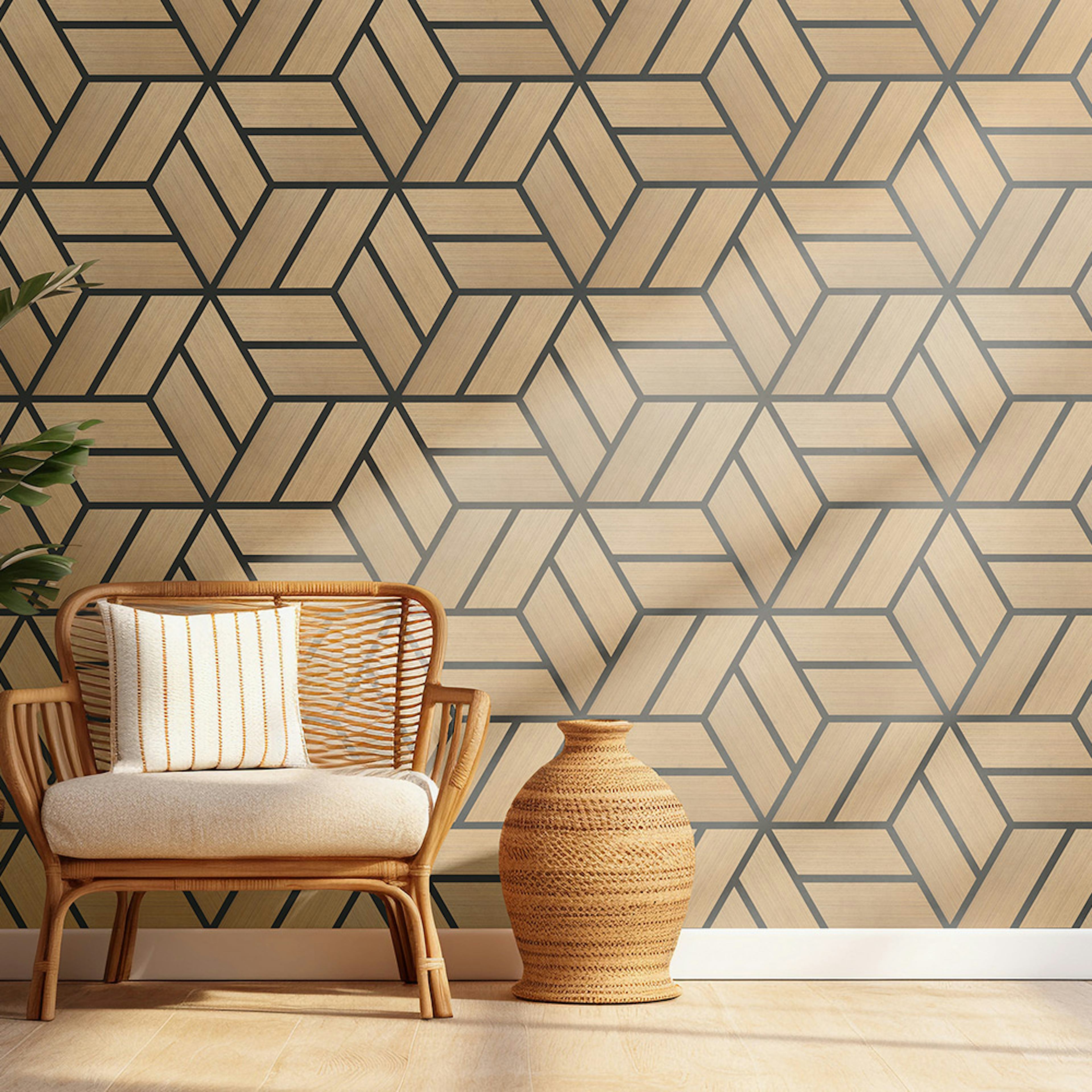 Akustikpaneler NQD Smartwall Hexagonformade 15-Pack