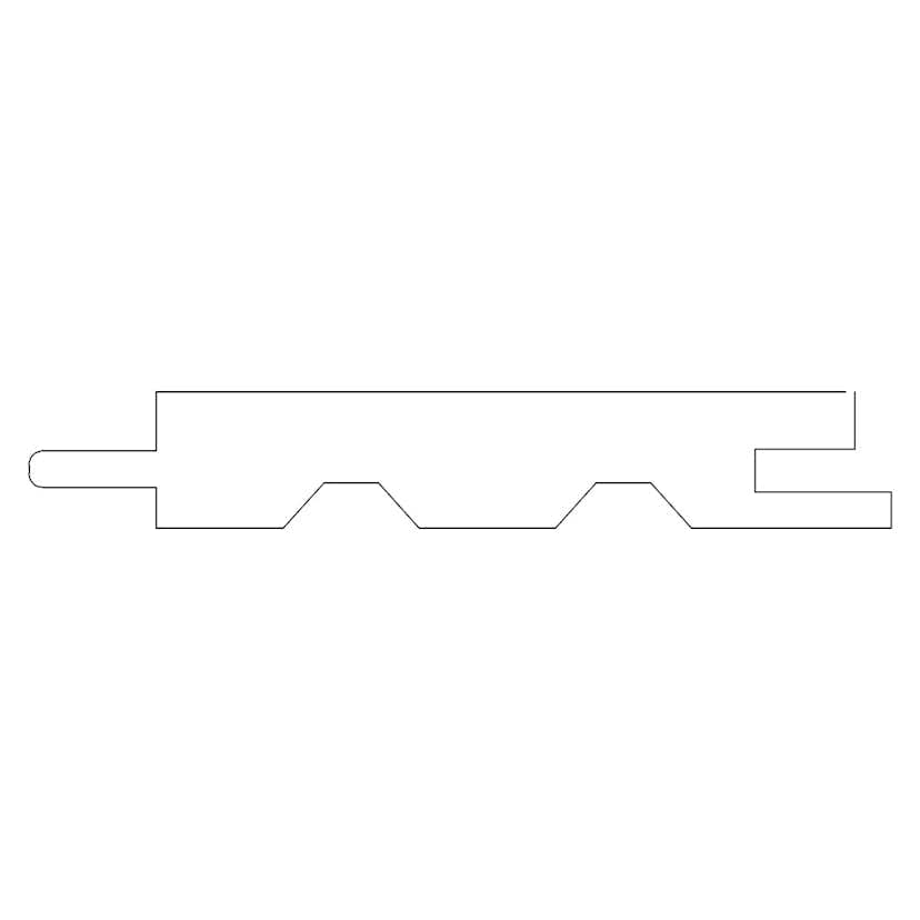 Bastupanel CENT Radiatafuru Värmebehandlad STS4