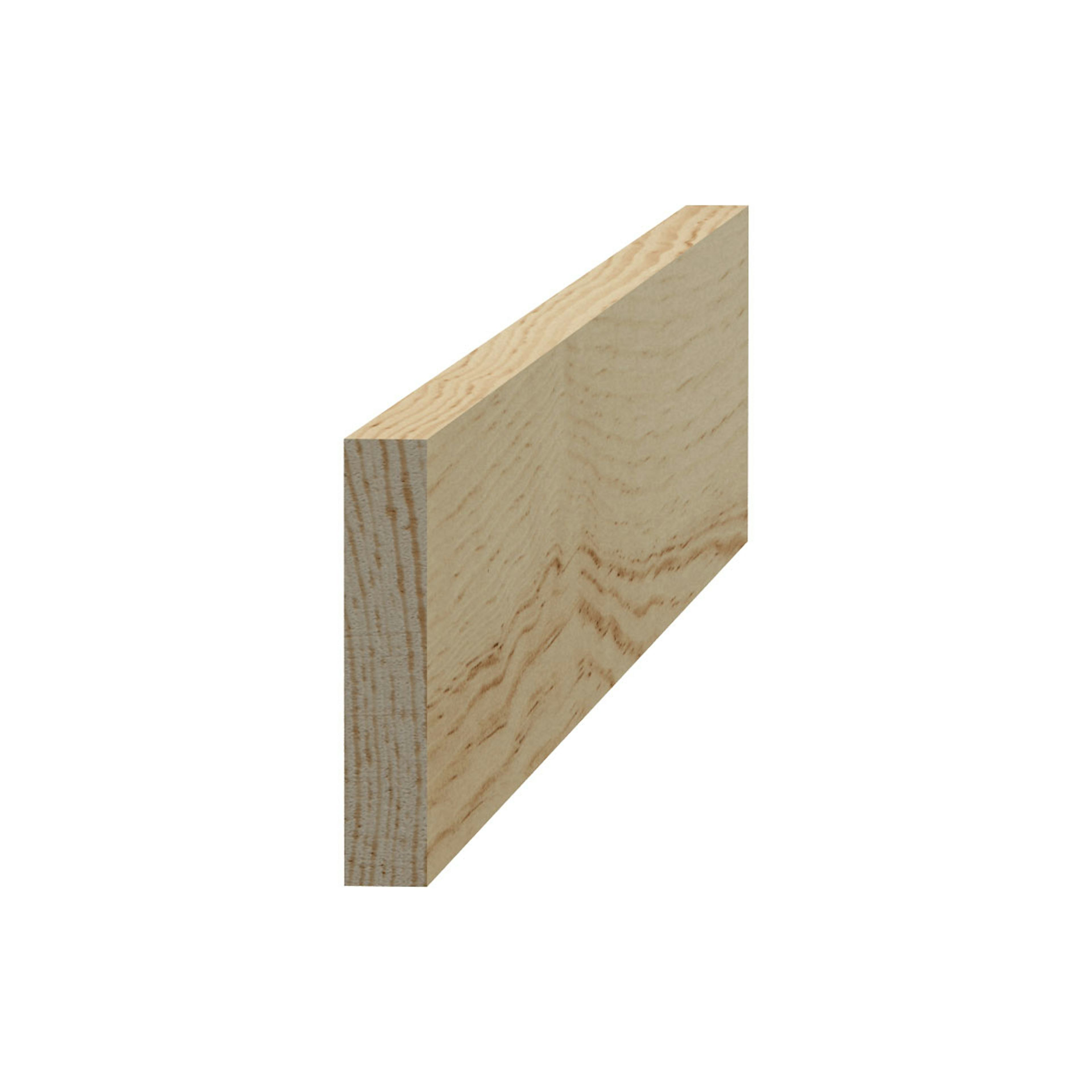 Planhyvlad List Grimslöv Trä List 8x44x2400 mm Obehandlad