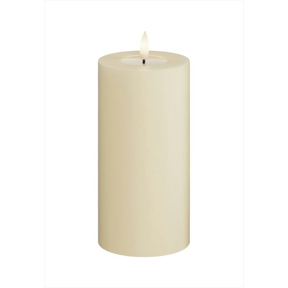 LED-Blockljus DeluxeHomeart 7,5x15 cm